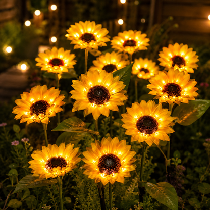 Elaris Solar Powered Sunflower Garden Light